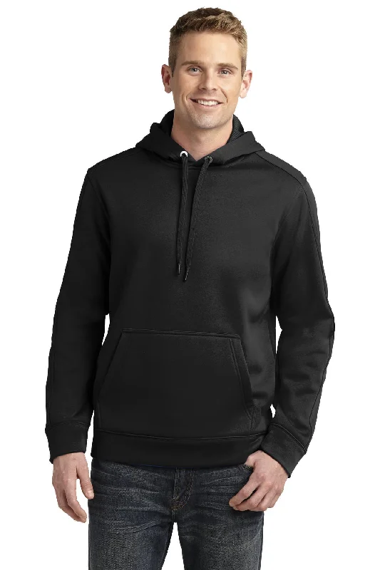 Sport-Tek Repel Fleece Hooded Pullover. ST290 Oblong Neck Pullover