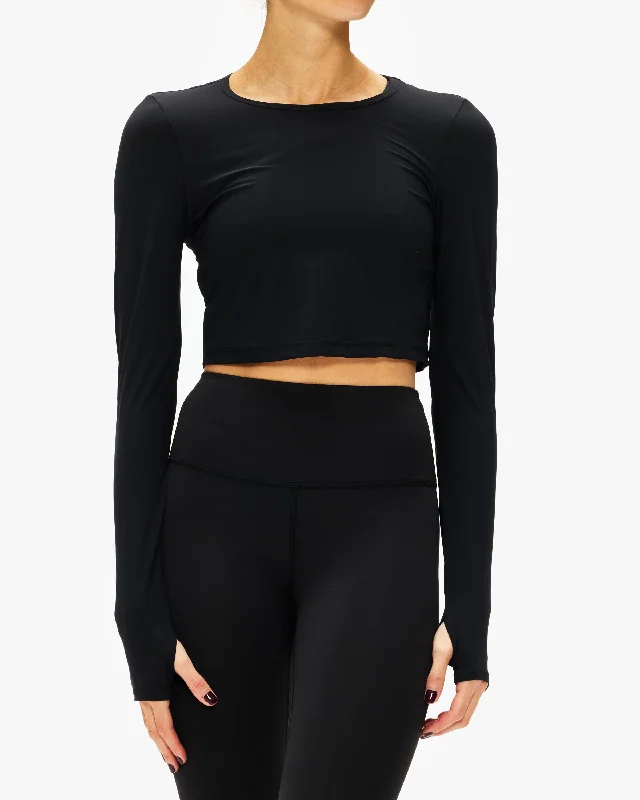 Beyond Yoga Powerbeyond Lite Cardio Cropped Pullover Cashmere Luxurious Pullover