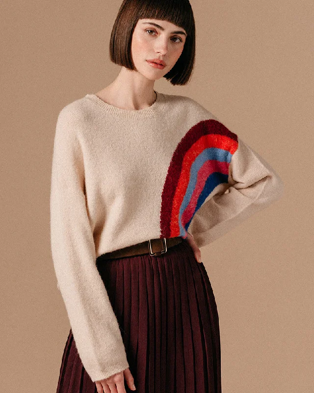 Pullover Lalaland Beige Turtleneck Warm Pullover