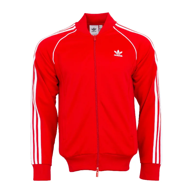 Superstar Track Jacket - Mens Toggled Jacket Drawstring Jacket Belted Jacket