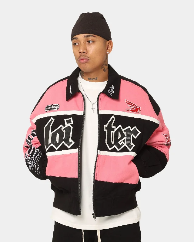 Loiter Drift Circuit Jacket Pink/Black Striped Jacket Polka Dot Jacket Floral Jacket