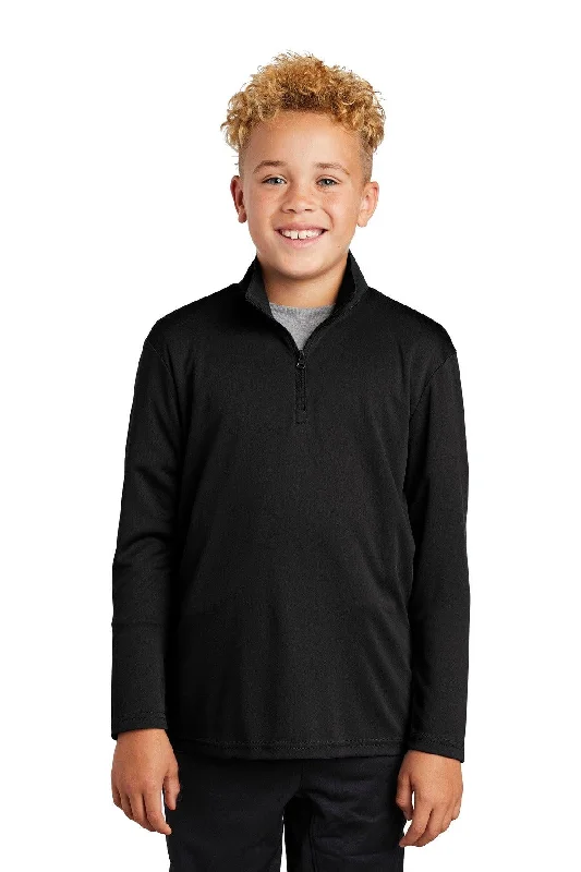 Sport-Tek  Youth PosiCharge  Competitor  1/4-Zip Pullover. YST357 Port Neck Pullover