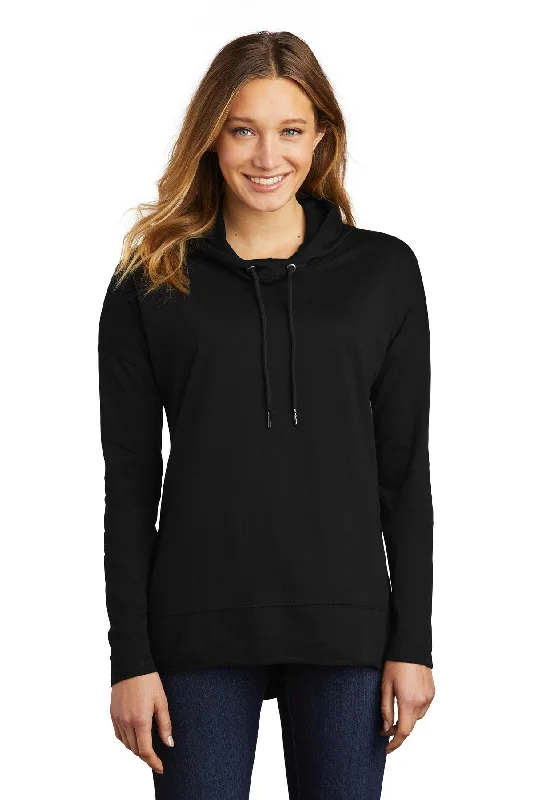 District ® Women's Featherweight French Terry ™ Hoodie DT671 Hoodie with Mock Neck Collared Structured