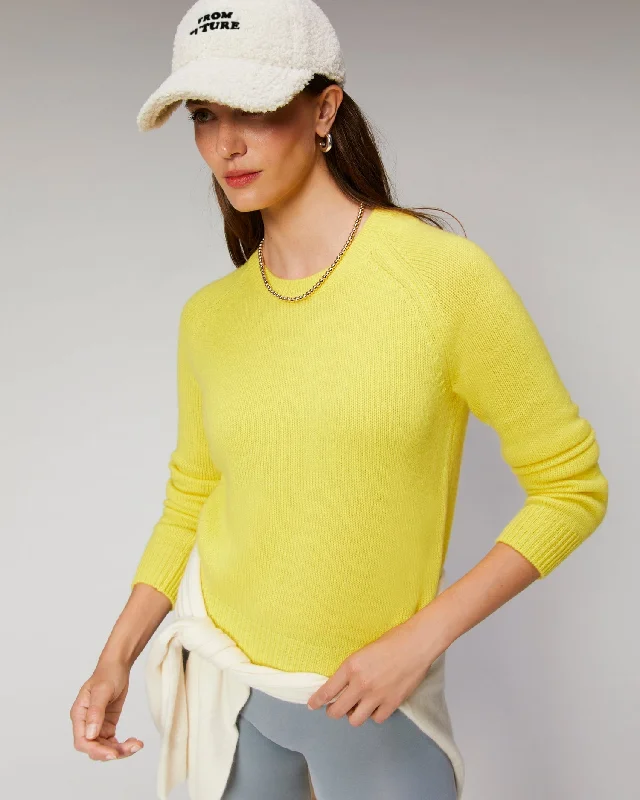 Pullover Crewneck 2301wpr00005 Winter-Yellow Long Bell Sleeve