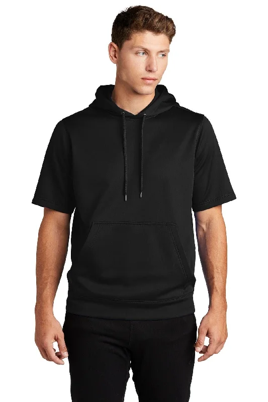 Sport-Tek  Sport-Wick  Fleece Short Sleeve Hooded Pullover. ST251 Shawl Collar Sweater