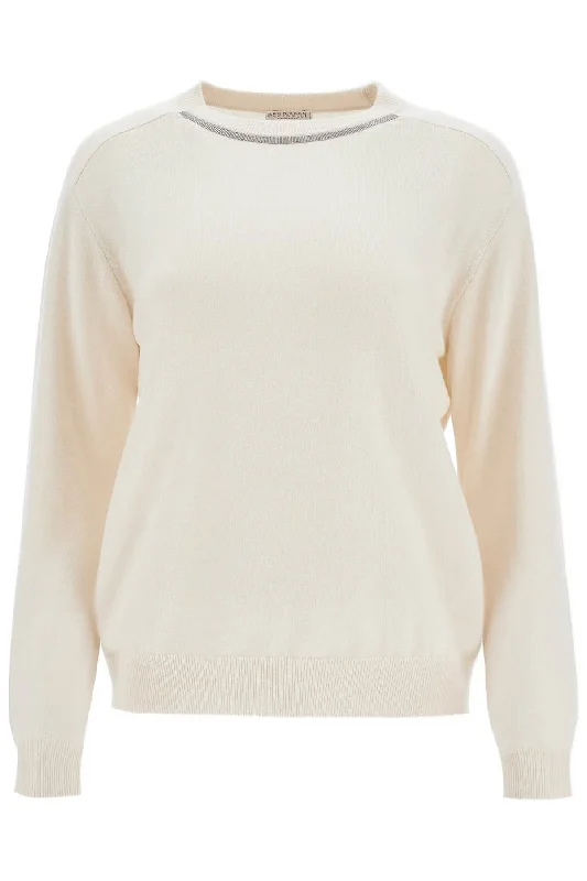 cashmere crewneck pullover M12167900 BUTTER V-Neck Stylish Pullover