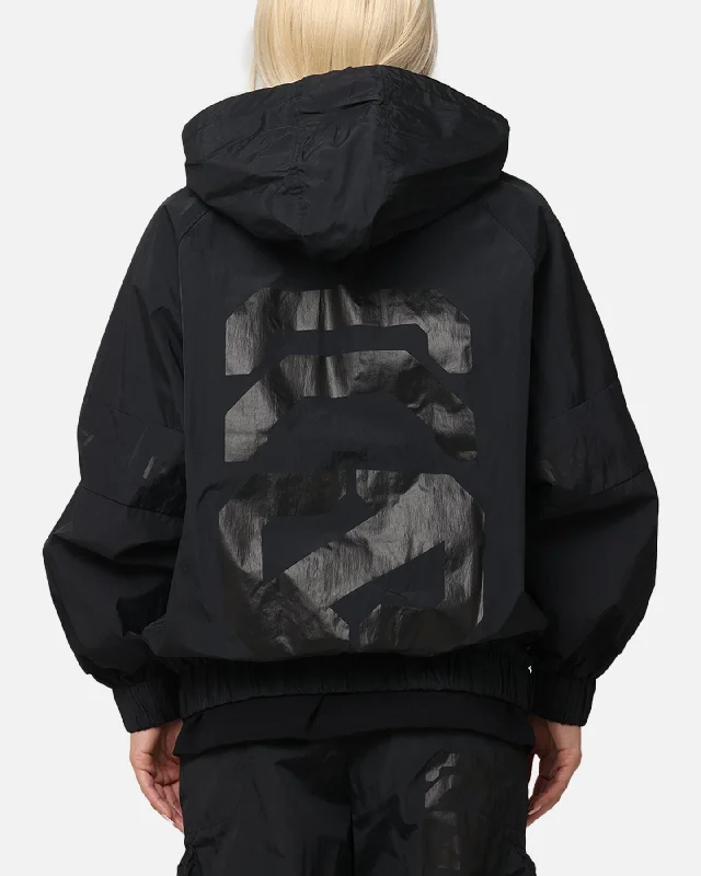 The Anti Order Faction Windbreaker Jacket Black Tailored Jacket Straight Jacket A-Line Jacket