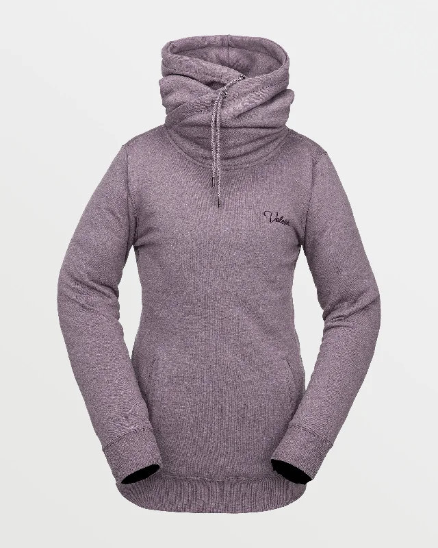 Womens Tower Pullover Fleece - Dusty Lavender Square Neck Pullover