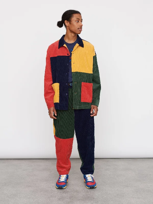 Lazy Oaf Own Accord Panel Jacket Collared Jacket Crew Neck Jacket Turtle Neck Jacket