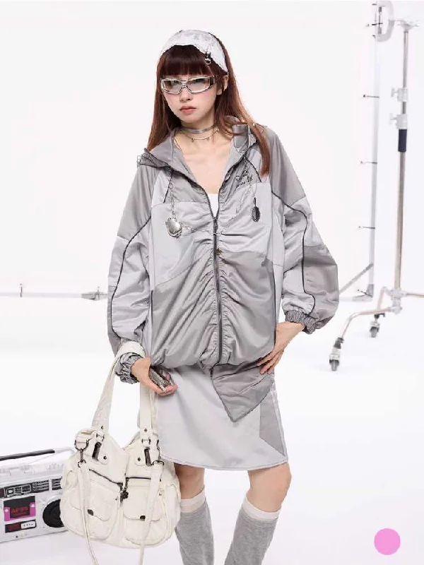 Silver stitch coat【s0000010413】 Trench Raincoat Windbreaker