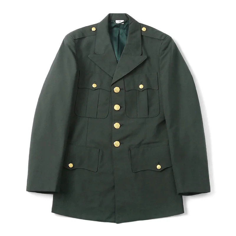 U.S. Army Green Class-A Dress Coat Rayon Velvet Corduroy