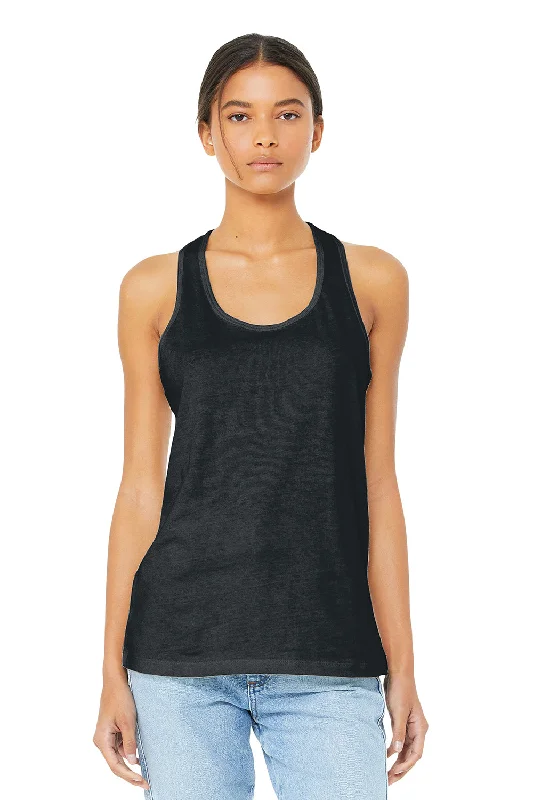 Bella + Canvas Womens Jersey Tank Top - Heather Dark Grey comfortable tank top