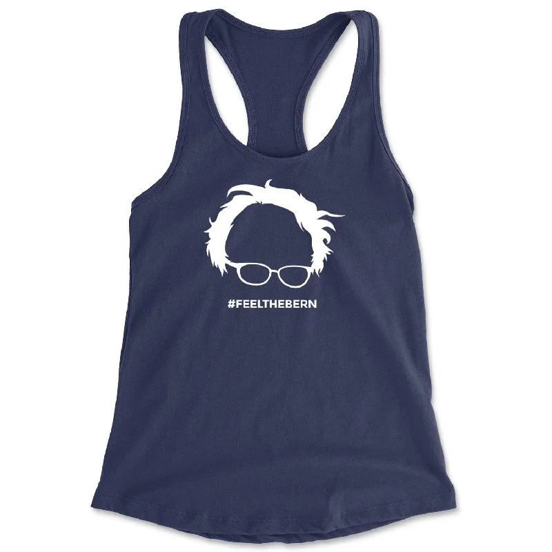 Feel The Bern - Bernie Sanders For President 2024 Racerback Tank Top for Women gym tank top