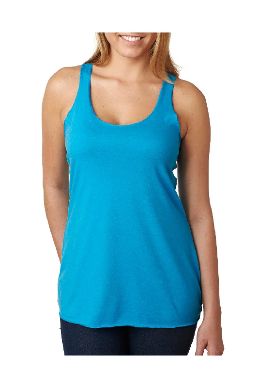 Next Level Womens Tank Top - Vintage Turquoise Blue sleep tank top