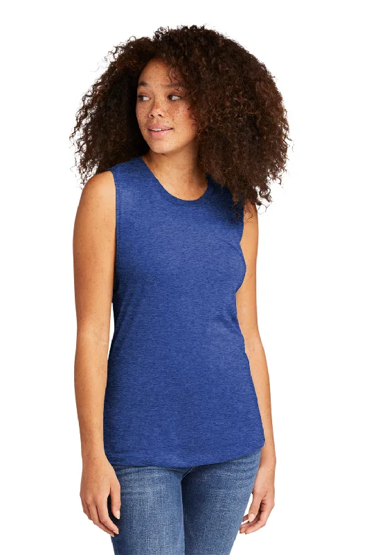 Next Level Womens Festival Muscle Tank Top - Royal Blue - Closeout turquoise tank top