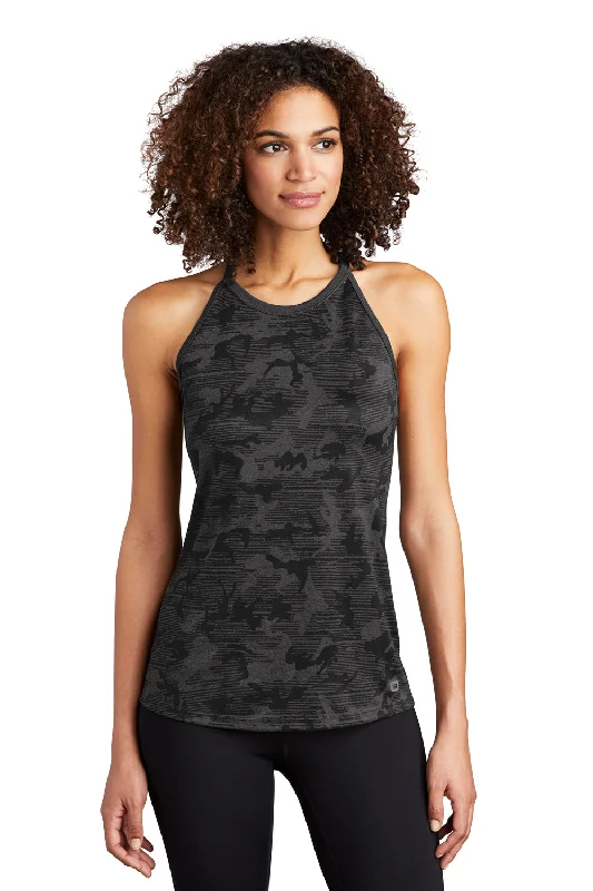 Ogio Womens Endurance Pulse Phantom Moisture Wicking Tank Top - Blacktop Camo flexible tank top