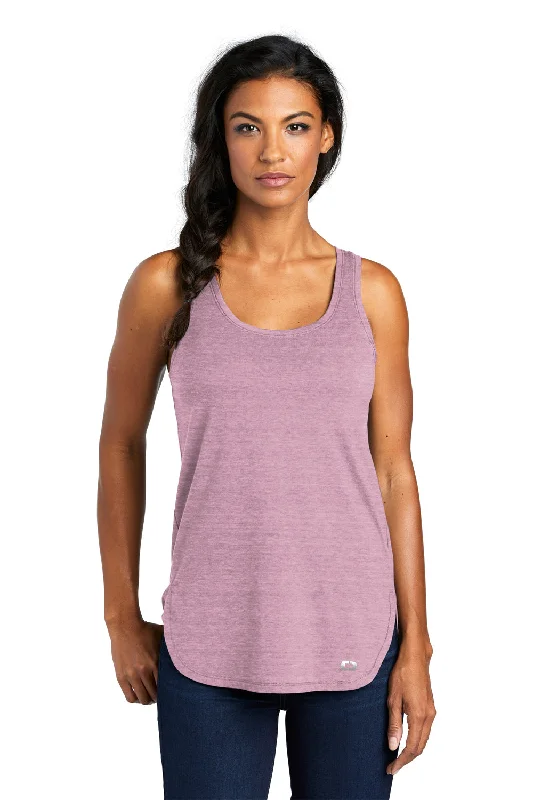 Ogio Womens Luuma Jersey Moisture Wicking Tank Top - Heather Lilac Pink baby blue tank