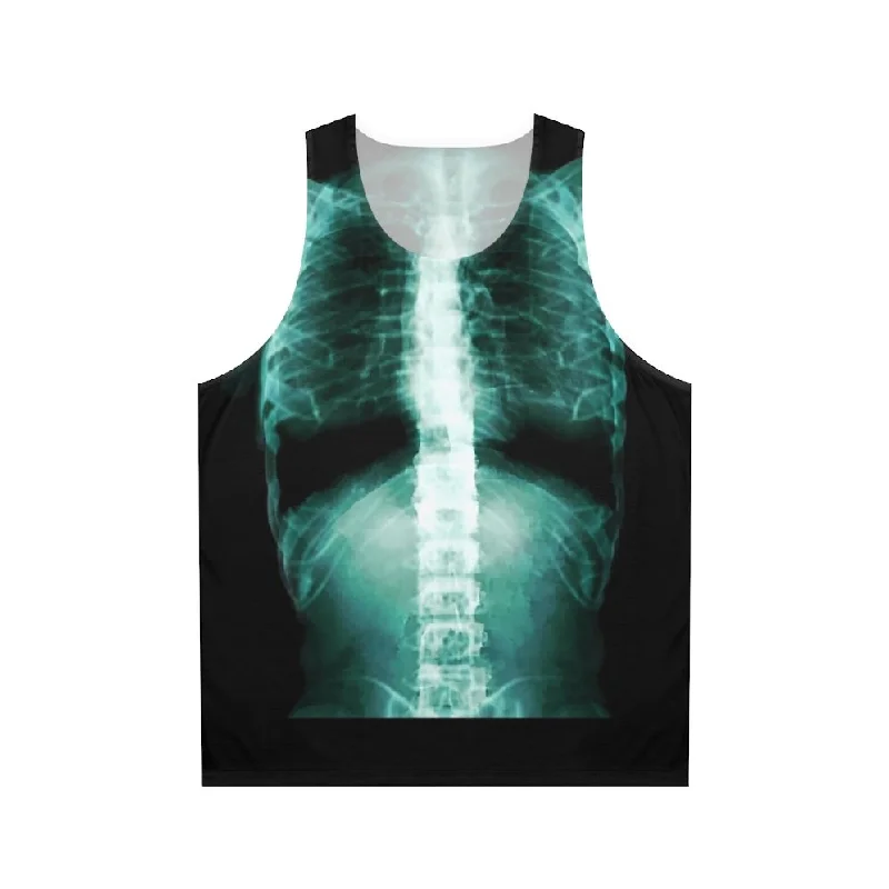 Anatomical X-Ray Unisex Tank Top for Medical Enthusiasts fashionable tank top