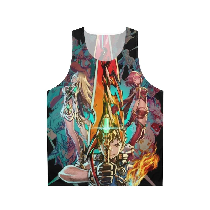 Xenoblade Chronicles 2 & 3 Team Unisex Tank Top slim fit tank