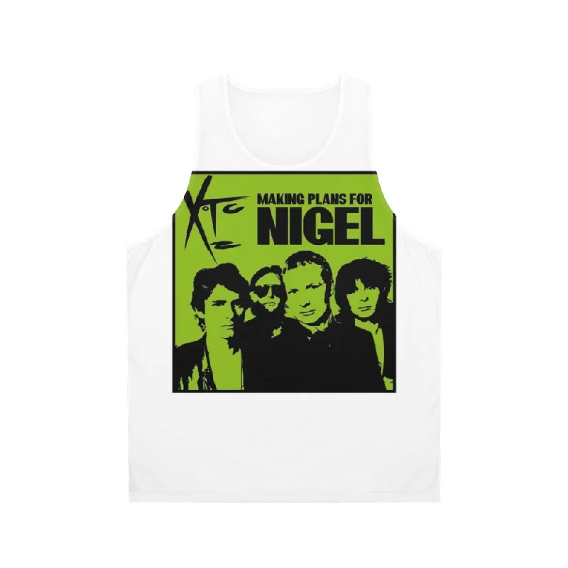 Unisex XTC "Making Plans for Nigel" 70s New Wave Tank Top layering tank top