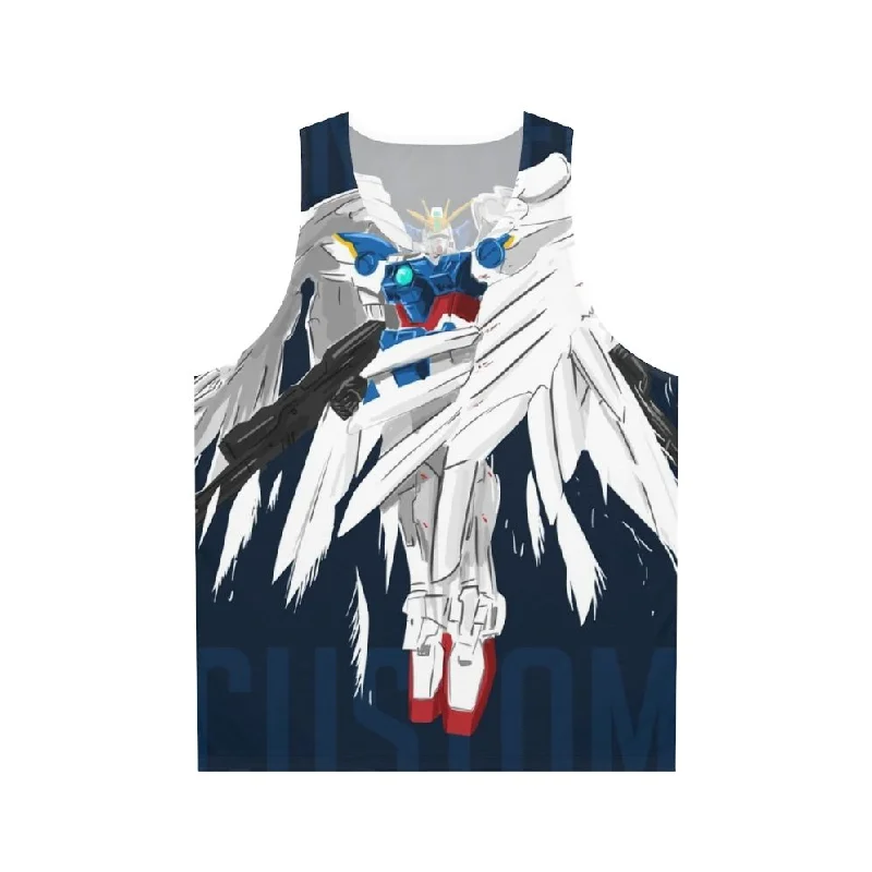 Xxxg 00W0 Wing Gundam Zero Endless Waltz Anime Unisex Tank Top modal blend tank