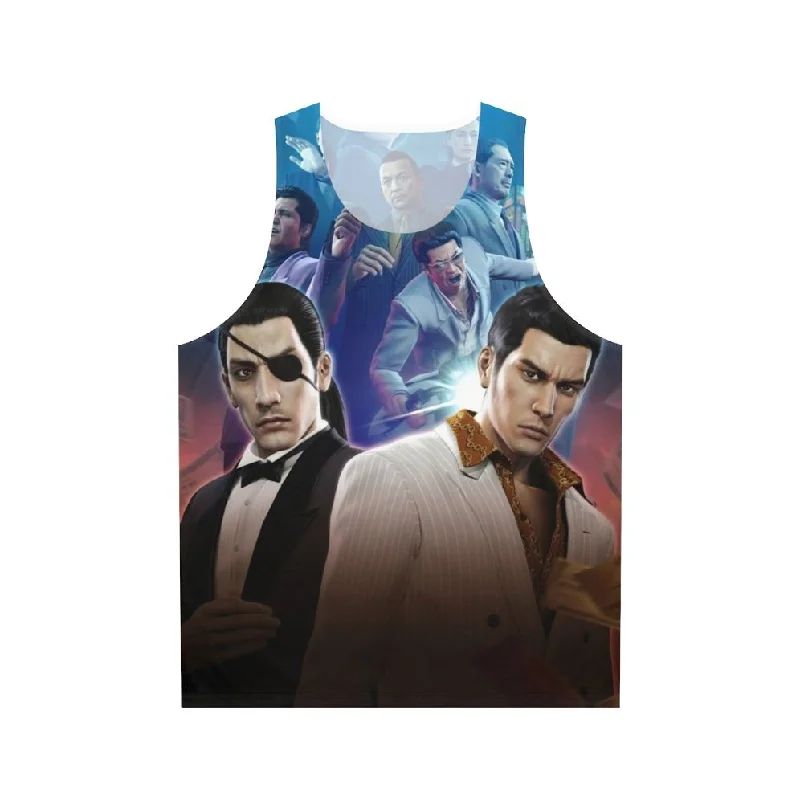 Yakuza 0 Unisex Gaming Tank Top | Officially Licensed Merchandise striped tank top