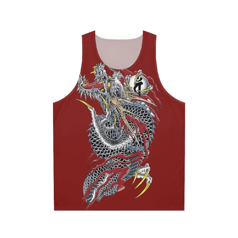 Unisex Yakuza Video Game Tank Top for Gamers spandex blend tank