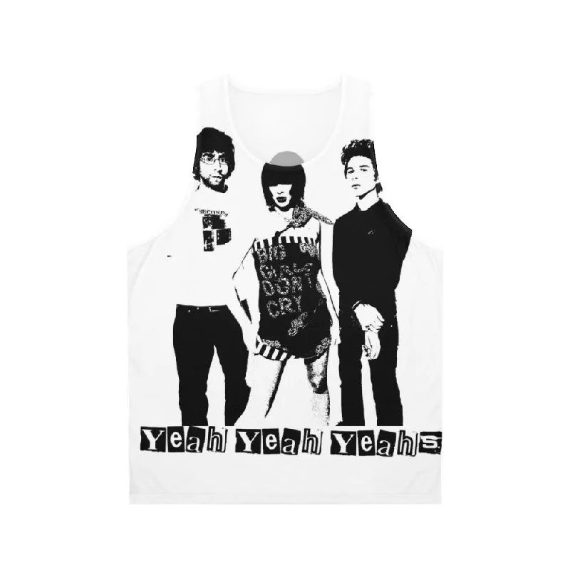 Yeah Yeah Yeahs Band Unisex Tank Top for 2000s Alternative Music Fans essential tank top