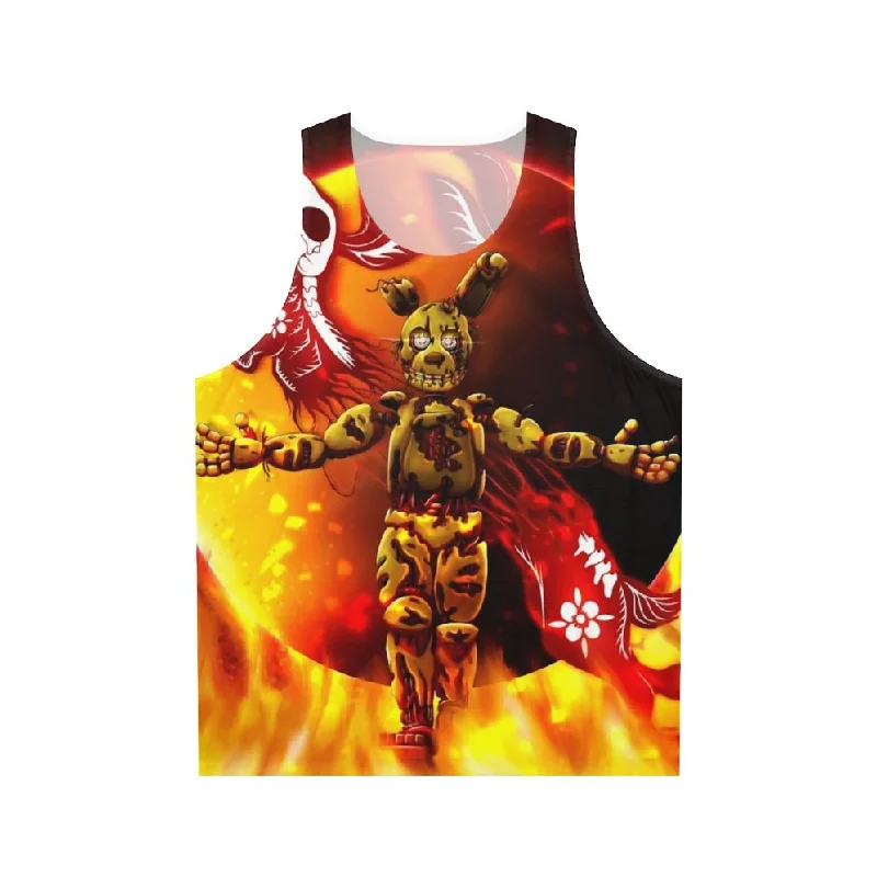 Unisex Year of the Rabbit Springtrap FNAF Tank Top low neck tank