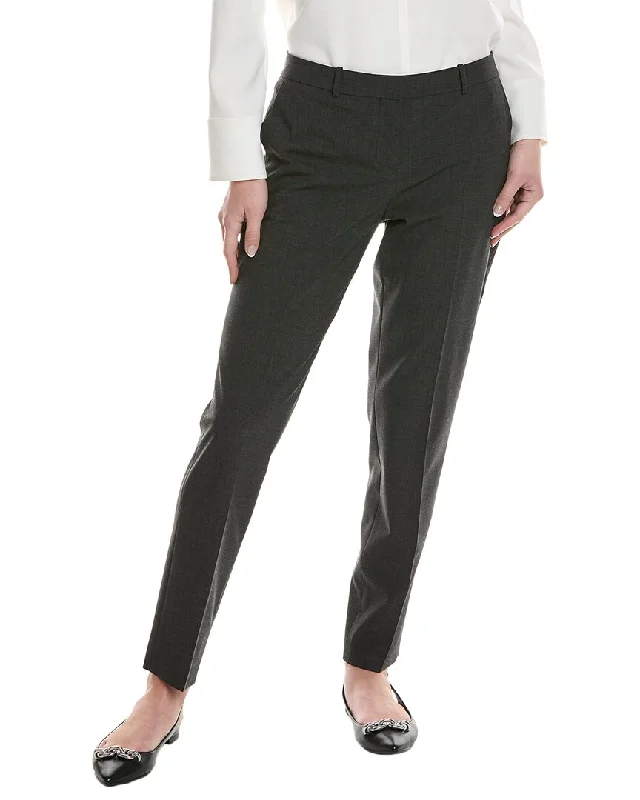 Hugo Boss Tiluna Wool-Blend Trouser Trousers Fleece Cozy