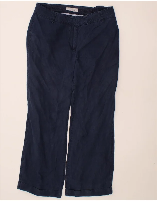 CREW CLOTHING Womens Chino Trousers UK 12 Medium W30 L29  Navy Blue Trousers luxurious premium