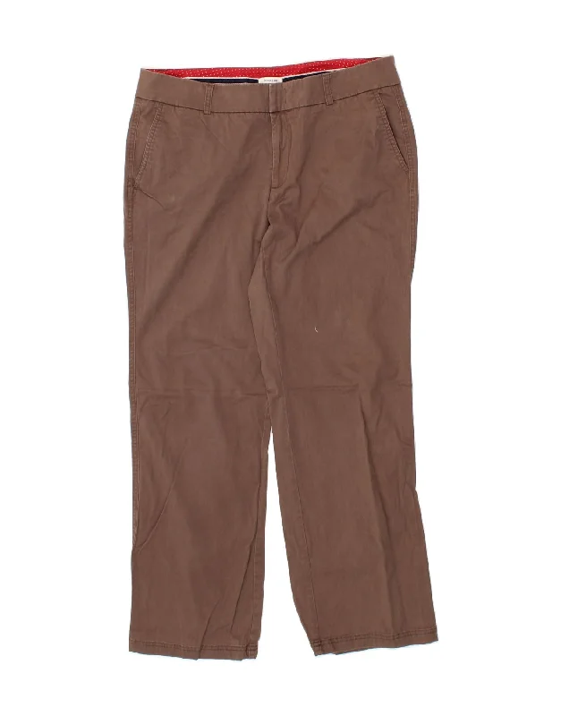 DOCKERS Womens Favorite Fit Chino Trousers US 12 Large W34 L31 Brown Trousers Versatile Stylish