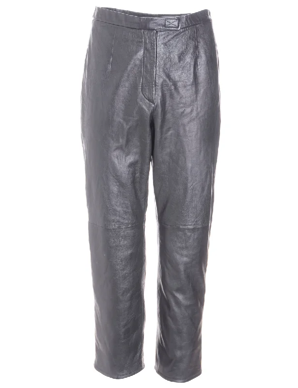 Label Bella Leather Cropped Trouser Trousers Recommended Stylist