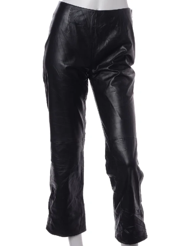 Label Bella Leather Cropped Trouser Trousers New Arrival