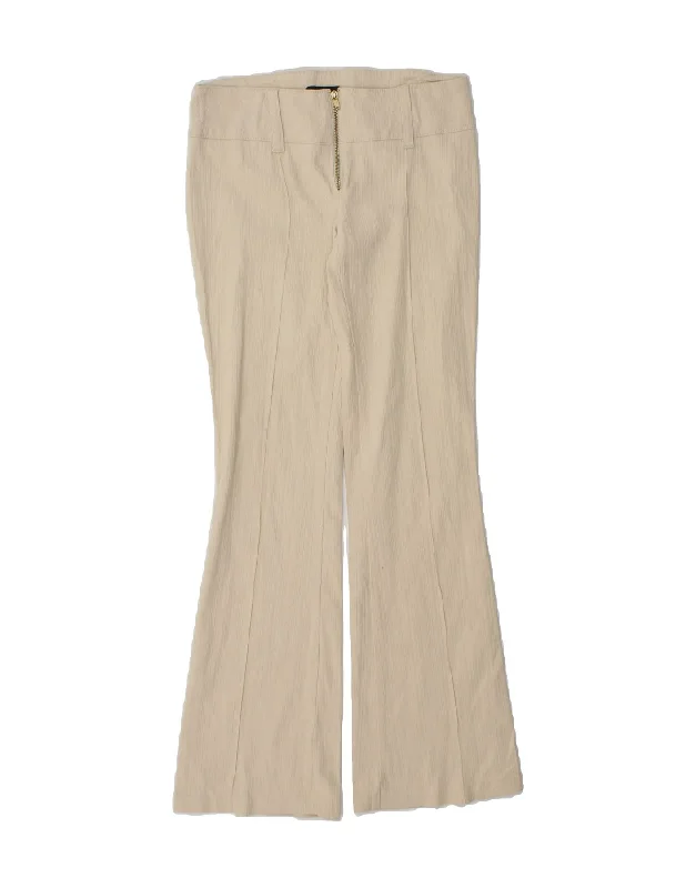 ORSAY Womens Flare Casual Trousers W28 L30 Beige Trousers Velvet Soft